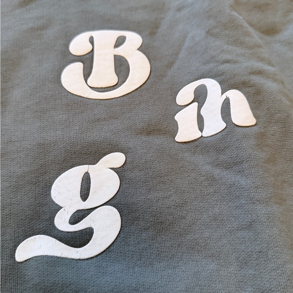 Anine Bing Cody Sweatshirt Vintage Bing in Washed Dusty Olive - Picture 2 of 7